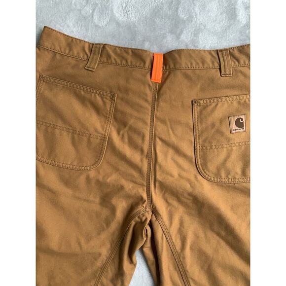 Carhartt Rugged Flex Relaxed Fit Utility Carhartt Brown outwork outhunt 40x 34 - Picture 10 of 10